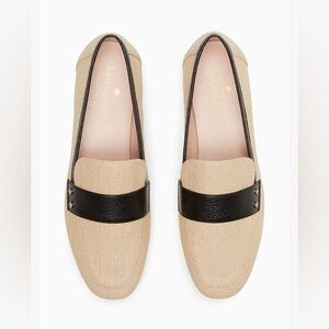 Kate Spade Marina Tan and Black Flats Sz 7.5 🖤